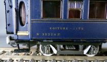 Rivarossi Altaya Ho Ciwl Sleeping Car 3532A Blue with Interior & Passengers Simplon Orient Express