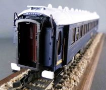 Rivarossi Altaya Ho Ciwl Sleeping Car 3532A Blue with Interior & Passengers Simplon Orient Express