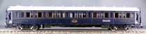 Rivarossi Altaya Ho Ciwl Sleeping Car 3532A Blue with Interior & Passengers Simplon Orient Express