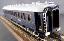 Rivarossi Altaya Ho Ciwl Sleeping Car 3532A Blue with Interior & Passengers Simplon Orient Express