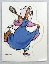 Robin des Bois (Disney) - Autocollant La Vache qui Rit (1974) - Marianne