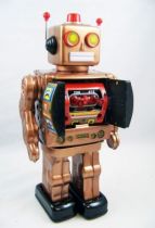 Robot - Robot Marcheur à Pile en Tôle - Electron Robot (cuivre) 04