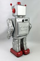 Robot - Battery Operated Tin Robot - Electron Robot (grey) 425X