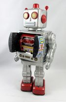 Robot - Battery Operated Tin Robot - Electron Robot (grey) 425X