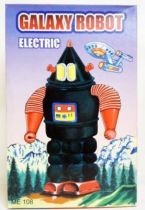 Robot - Battery Operated Tin Robot - Galaxy Robot black vers.(SUPT)