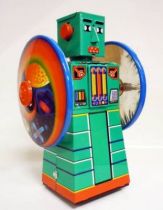Robot - Mechanical Walking Tin Robot - Robot with Wheels (SUPT)
