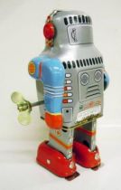 Robot - Mechanical Walking Tin Robot - Walking Robot (sparkling)