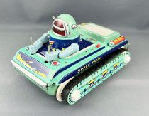 Robot - Space Tank ME-091 (Battery Operated Tin Toy) - China 1969