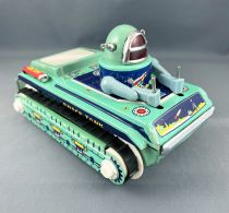 Robot - Space Tank ME-091 (Battery Operated Tin Toy) - China 1969