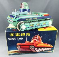 Robot - Space Tank ME-091 (Jouet Tôle à Piles) - Chine 1969