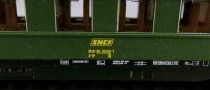 Roco 02265C N Scale Sncf 1st & 2nd Class A3B5 Coach Mint in Box