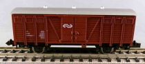 Roco 25437 Ech N Ns Wagon Couvert LüP 2 Essieux 20 84 980 0500-5 Marron Neuf Boite