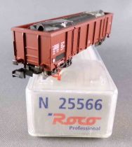 Roco 25566 N Scale Dr Gondola Open Goods Wagon 4 Axles Eas 31 50 595 1250-1 Brown MIB