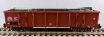 Roco 25566 N Scale Dr Gondola Open Goods Wagon 4 Axles Eas 31 50 595 1250-1 Brown MIB