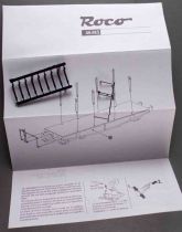 Roco 46385 Ho Drg Empty Box & Detail Parts for Heavy Load Wagon SSys Type