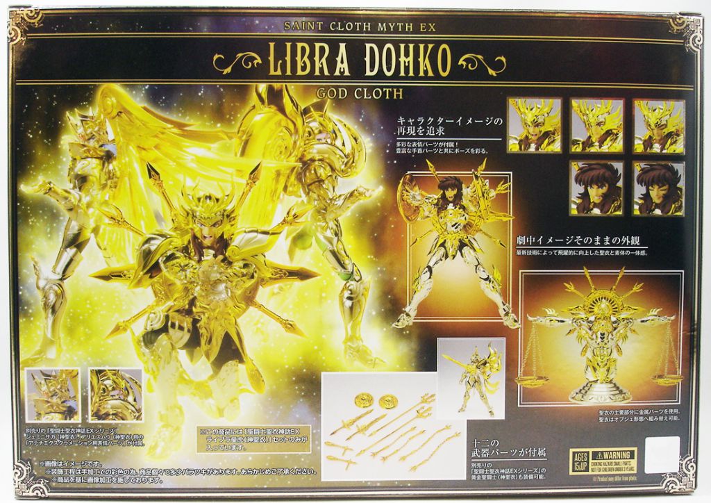 Saint Seiya Myth Cloth EX God Cloth Libra Dohko Soul of Gold