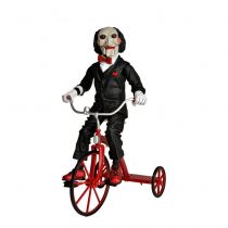 Saw - Billy la Poupée avec Tricycle 30cm (Figurine parlante) - NECA