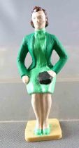 Scalextric 1/32 - Figurine 54 mm - Spectatrice Assise Tenue Verte