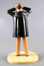 Scalextric 1:32 - Plastic Figure 54 mm - Journalist with Binoculars Black Jacket for Slot Car