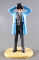 Scalextric 1:32 - Plastic Figure 54 mm - Journalist with Binoculars Blue Jacket for Slot Car