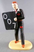 Scalextric 1:32 - Plastic Figure 54 mm - Pit Man with Board for Slot Car