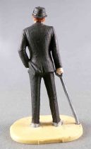 Scalextric 1:32 - Plastic Figure 54 mm - Spectator with Stick Black Suit for Slot Car