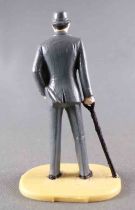 Scalextric 1:32 - Plastic Figure 54 mm - Spectator with Stick Light Grey Suit for Slot Car