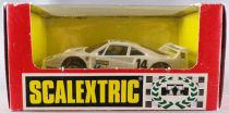 Scalextric 8355 - Ferrari F-40 Tetra Pak Blanche N°14 Eclairage Fonctionne Neuve Boite