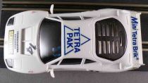 Scalextric 8355 - Ferrari F-40 Tetra Pak Blanche N°14 Eclairage Fonctionne Neuve Boite