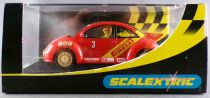 Scalextric C2233 - VW Beetle Coccinelle Pirelli N°3 Eclairage Fonctionne Proche Neuf Boite