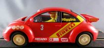 Scalextric C2233 - VW Beetle Coccinelle Pirelli N°3 Eclairage Fonctionne Proche Neuf Boite