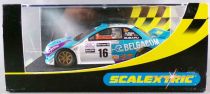 Scalextric C2256 - Subaru Impreza Belgacom 1999 N°16 Eclairage Fonctionne Neuve Boite