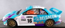 Scalextric C2256 - Subaru Impreza Belgacom 1999 N°16 Eclairage Fonctionne Neuve Boite