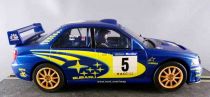 Scalextric C2341 - Subaru Impreza WRC 2001 N°5 Eclairage Fonctionne Proche Neuf Boite