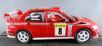 Scalextric C2364 - Mitsubishi Lancer Evolution WRC Rouge N°8 Eclairage Fonctionne Neuve Boite