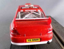 Scalextric C2364 - Mitsubishi Lancer Evolution WRC Rouge N°8 Eclairage Fonctionne Neuve Boite