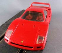 Scalextric C310 - Ferrari F40 Rouge Eclairage Fonctionne Proche Neuf Boite