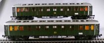 Schicht 426/936 Ho Dr 2 x Passenger Coach 2nd Cl 18432 B4üdre Dresden Green Lightning MIB