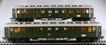 Schicht 426/936 Ho Dr 2 x Passenger Coach 2nd Cl 18432 B4üdre Dresden Green Lightning MIB