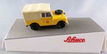 Schuco 45 266 2200 Ho 1/87 Land Rover 88 Ptt Jaune Métal Neuf Boite