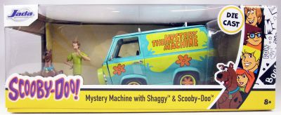 Jada 1/24 Scale Model Car - The Mystery Machine with Shaggy Scooby-Doo