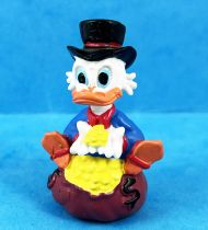 Scrooge - Disney PVC figure - Scrooge sitting on his gold