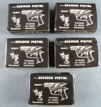 Sekidern Japan 5 Black Boxes of 50 Pellets Size M68 for Pistol