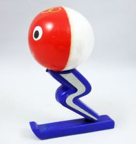 Shuss - Figurine à pied magnétique IPL Lyon - Mascotte Jeux Olympiques Grenoble 1968