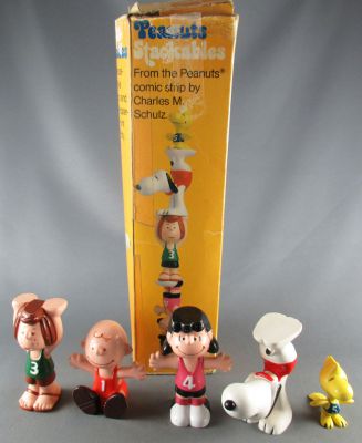 Snoopy & the Peanuts - 1979 Determined Production PVC Figures set