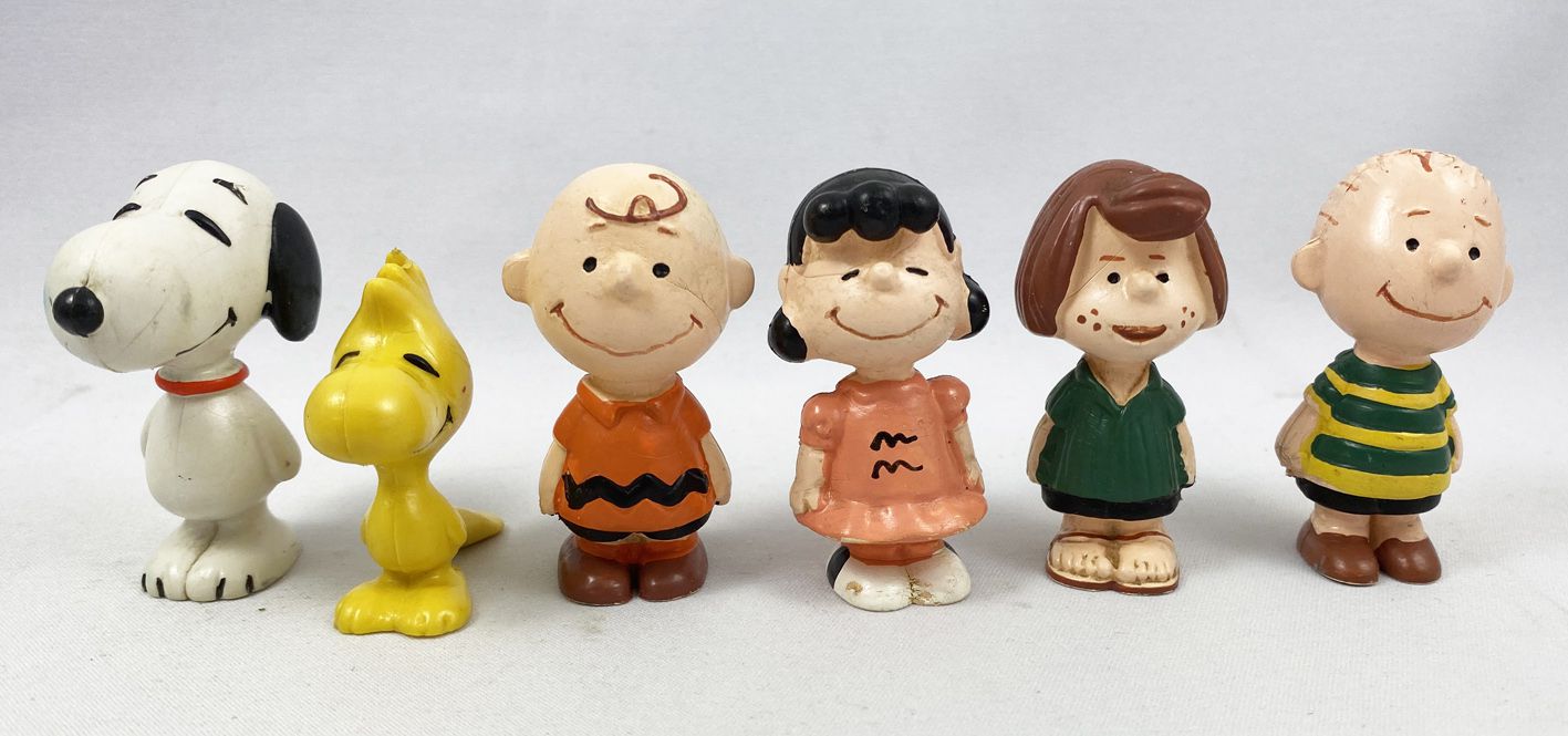 Snoopy & the Peanuts - Schleich 1972 PVC Figures set : Charlie