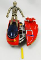 Space Sherif Gavan - Saibarian Roller Sky with figure (loose) - Bandai Popy 1982