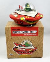 Space Toys - Friction Powered Tin Toy - Commander Ship (Tin Treasures)