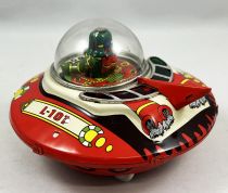 Space Toys - Friction Powered Tin Toy - Commander Ship (Tin Treasures)