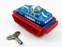 Space Toys - Tin toy Wind-up (Western Germany) - Nasa Lunar Tank